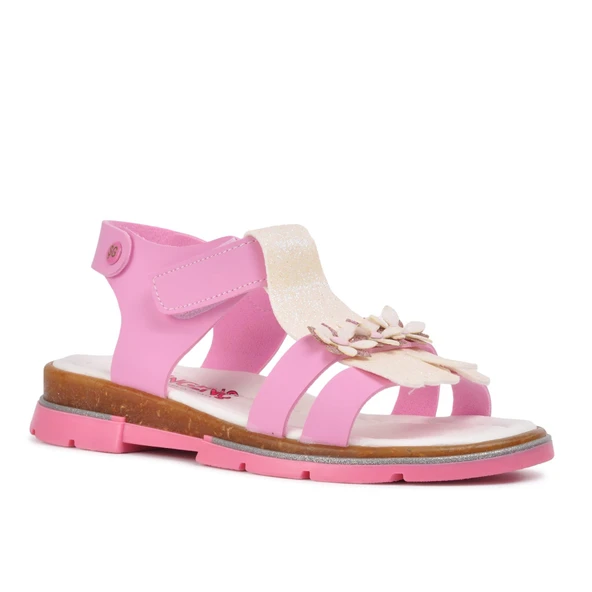 Aspor Pembe Sedef Comfort Kız Çocuk Düz Sandalet - 3