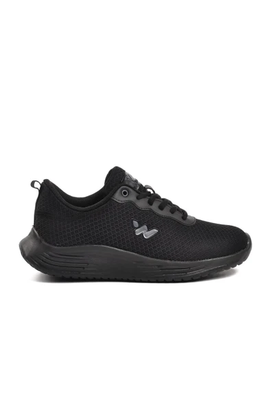 Walkway Siyah Siyah Unisex Spor Ayakkabı