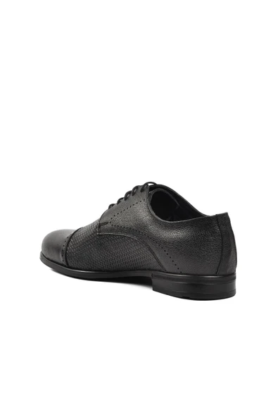 Aspor Siyah Erkek Klasik Ayakkabı - Resim 4