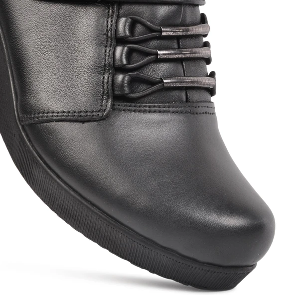 Aspor Siyah Kadın Günlük Ayakkabı - Resim 2