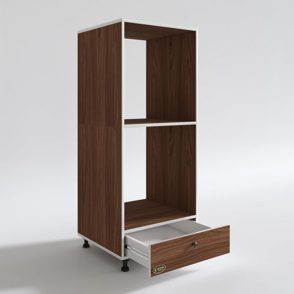 Kenzlife fırın dolabı naime cvz 145*60*56 mutfak çekmeceli ayaklı banyo kiler ofis - Resim 3