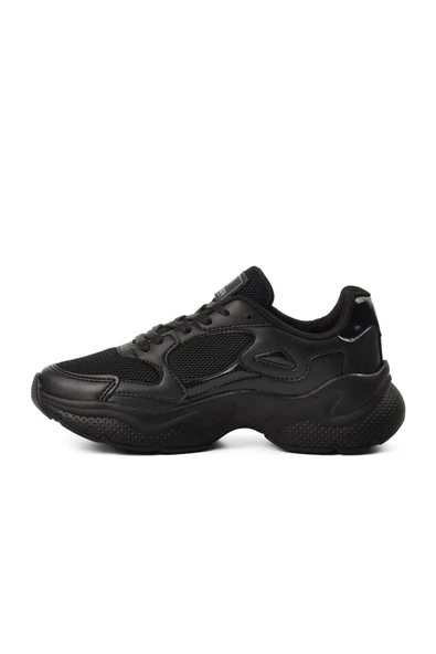 Walkway Siyah Kadın Spor Ayakkabı Sneaker - 2