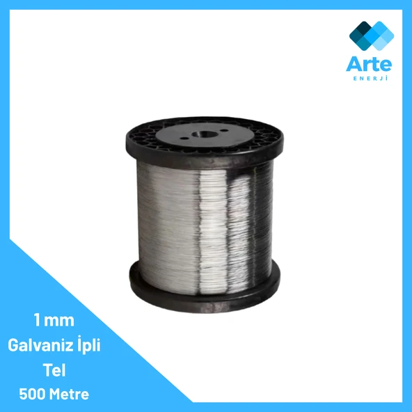 Elektrikli Çit Teli – 1mm Galvaniz Tel 500 Metre | Dayanıklı, Paslanmaz ve Uzun Ömürlü