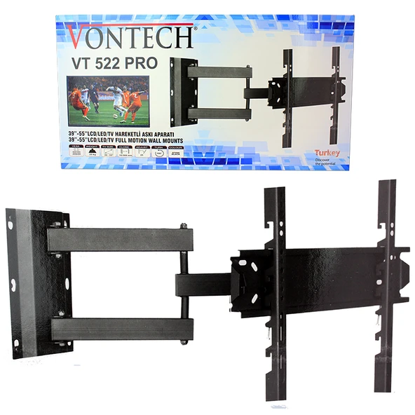 Vontech VT-522HC PRO 42" Hareketli Lcd/Led Tv Askı Aparatı