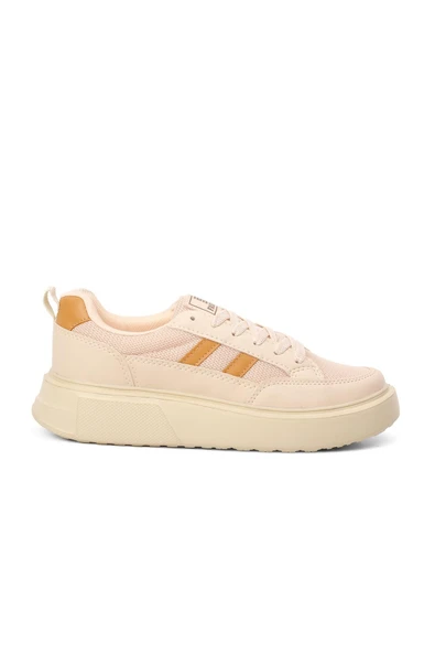 Walkway Bej Kadın Spor Ayakkabı Sneaker