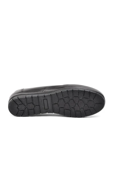 Aspor Siyah Comfort Kadın Düz Rahat Günlük Ayakkabı - 5