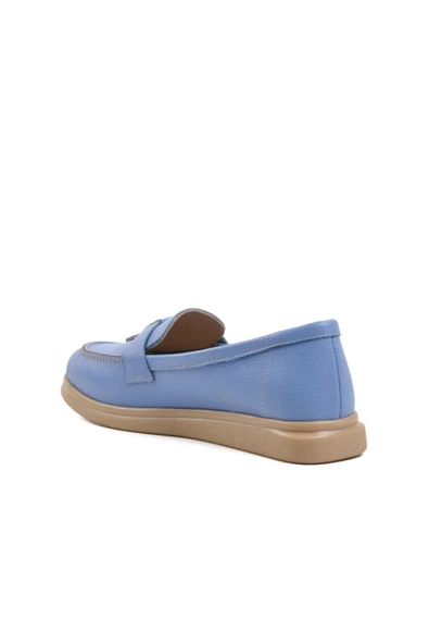 Aspor Mavi Kadın Loafer Ayakkabı - 4