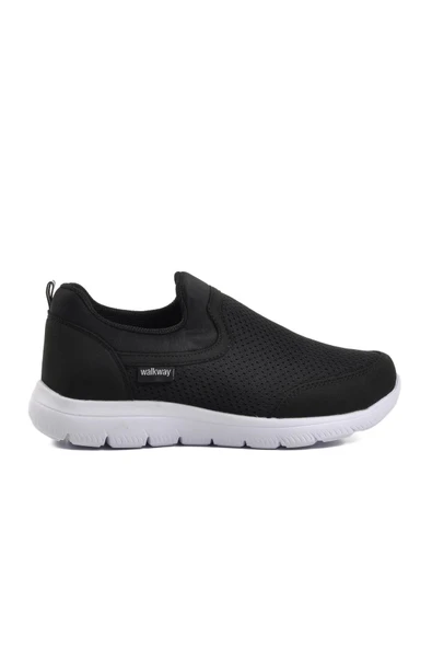 Walkway Siyah Beyaz Comfort Unisex Spor Ayakkabı