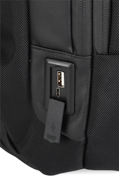 Ççs Siyah Çapraz Unisex Göğüs ve Sırt Çantası - 5