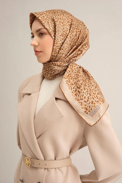 Armine E25YA9352D02 52 Dj Saf İpek Eşarp 9352D (T) - 2