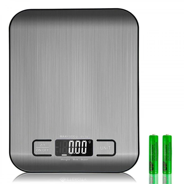 Zhltools Dijital Mutfak Terazisi Elektronik Lcd Ağırlık 5 Kg Ölçekli