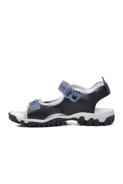 Aspor Lacivert Beyaz Erkek Çocuk Sandalet - 2