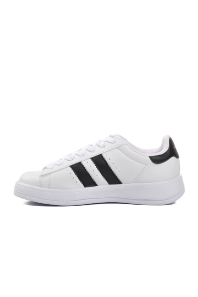 Aspor Beyaz Siyah Unisex Spor Ayakkabı - 2