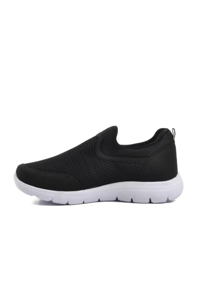 Walkway Siyah Beyaz Comfort Unisex Spor Ayakkabı - Resim 2