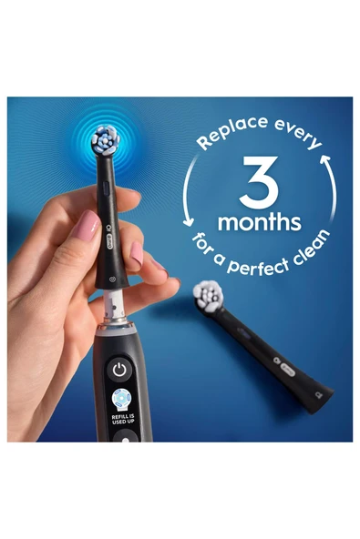 Oral-B iO Ultimate Clean 8 Adet Yedek Başlık Seti - 8