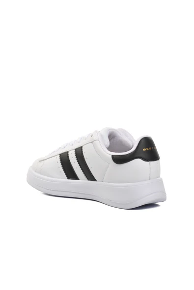 Aspor Beyaz Siyah Unisex Spor Ayakkabı - 4