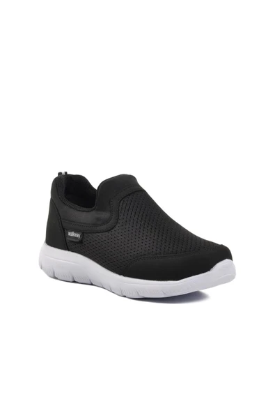 Walkway Siyah Beyaz Comfort Unisex Spor Ayakkabı - Resim 3