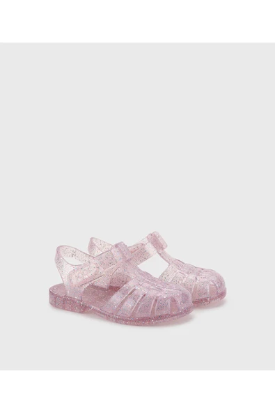 İgor Clasica Cristal Glitter Pembe Çocuk Sandalet