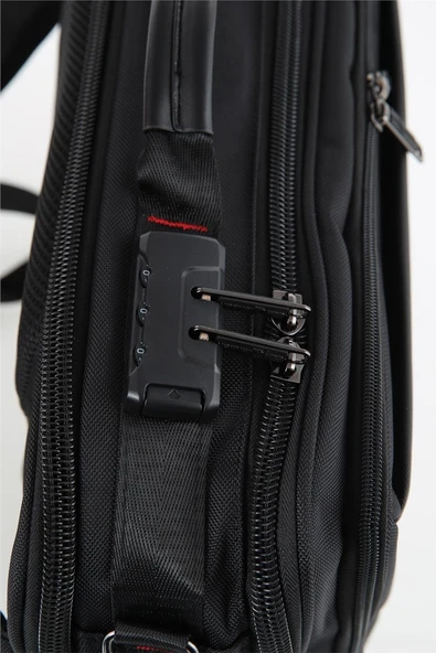 Ççs Siyah El ve Sırtta Taşınabilen Unisex Evrak/Laptop Çanta - 5