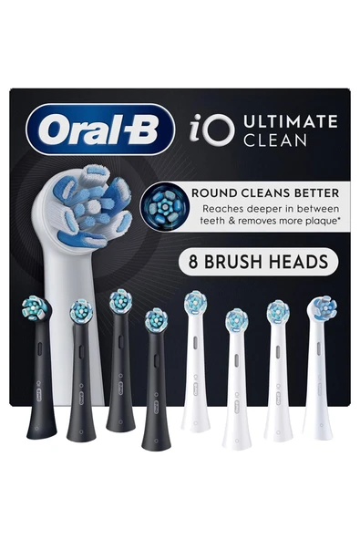 Oral-B iO Ultimate Clean 8 Adet Yedek Başlık Seti - 2