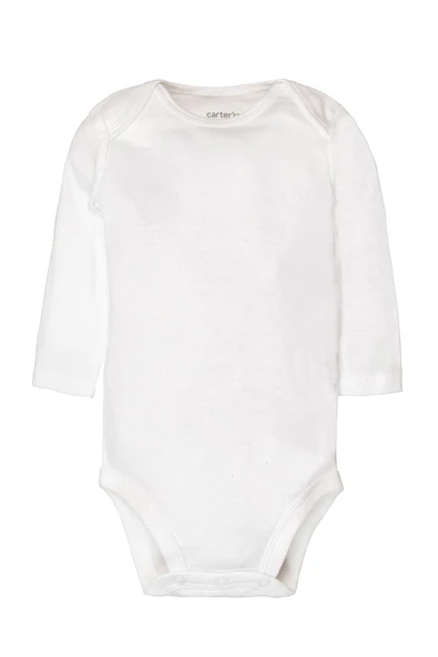 Carters Layette Bebek 4'lü Beyaz Body Set 1L930610B - 3