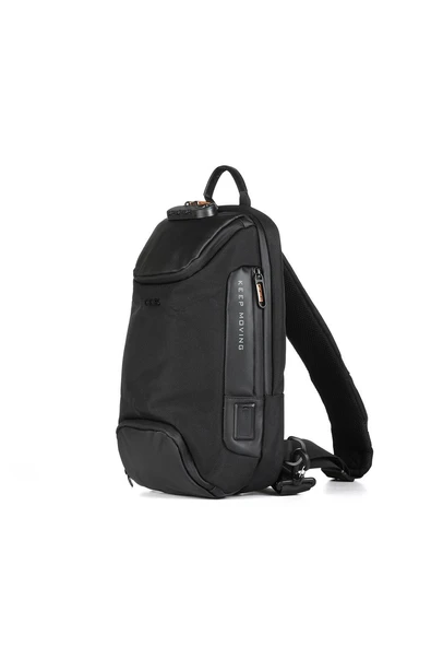 Ççs Siyah Çapraz Unisex Göğüs ve Sırt Çantası - 2
