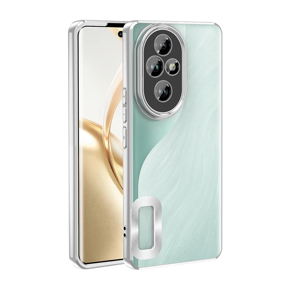 Honor 200 Pro Kılıf Kamera Korumalı Logo Gösteren Zore Omega Kapak - 4