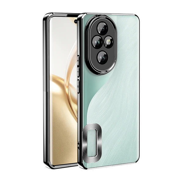 Honor 200 Kılıf Kamera Korumalı Logo Gösteren Zore Omega Kapak - 4