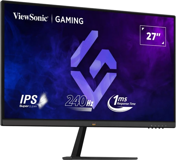 VIEWSONIC 27" VX2779A-HD-PRO FULLHD 1MS 240HZ IPS HDMI DP FREESYNC HDR10 SUPERCLEAR GAMING MONITOR - 2