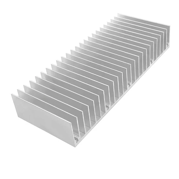 15cm x 6cm x 2.5cm Alüminyum Metal Soğutucu Blok  Radyatör Amfi Led Entegre Transistor Vga Ram Memory Cpu Gpu Peltier Isı Düşürücü