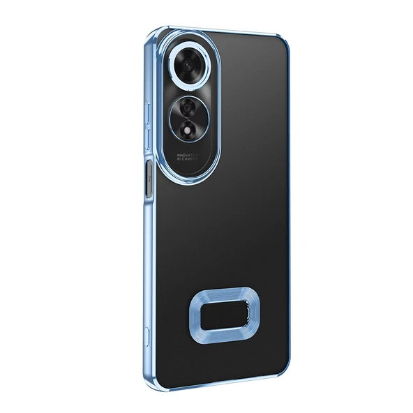 Oppo A60 Kılıf Kamera Korumalı Logo Gösteren Zore Omega Kapak - Resim 11