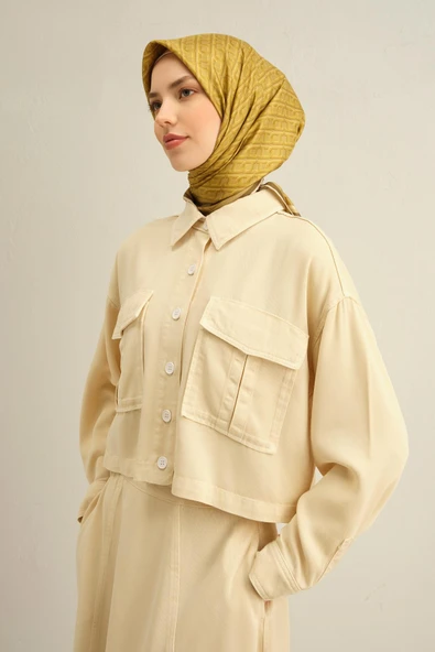 Armine E25YA9301D02 32 Dj Saf İpek Eşarp 9301D (T) - Resim 2