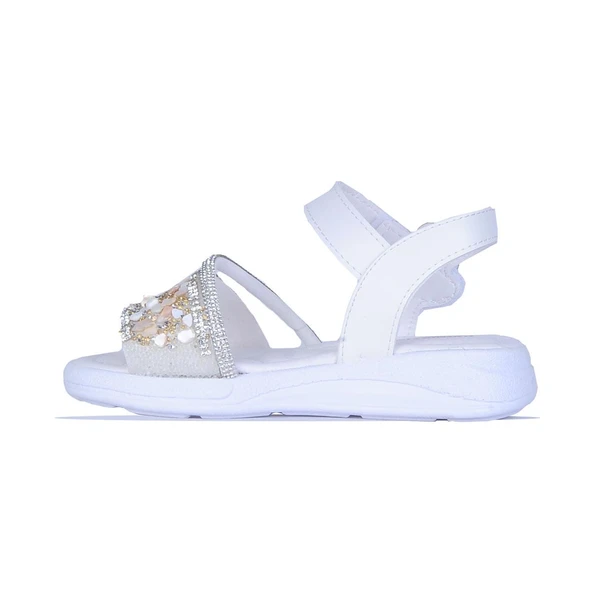 Skuaıter 8110 Taşlı Kız Çocuk Sandalet - Resim 2