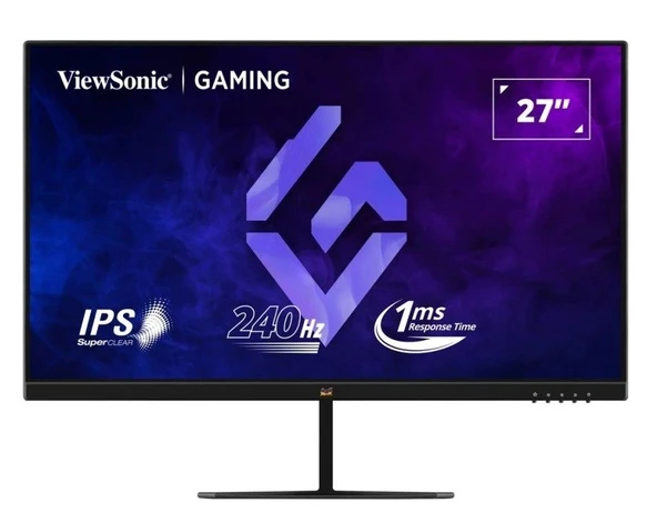 VIEWSONIC 27" VX2779A-HD-PRO FULLHD 1MS 240HZ IPS HDMI DP FREESYNC HDR10 SUPERCLEAR GAMING MONITOR