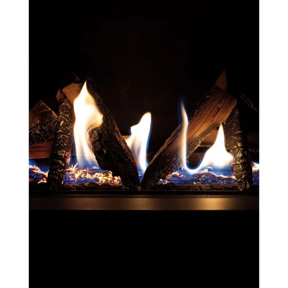 Revega H75AB Uzaktan Kumandalı Hermetik Doğalgaz Soba Şömine Dekoratif Gerçek Alevli Soba - 6