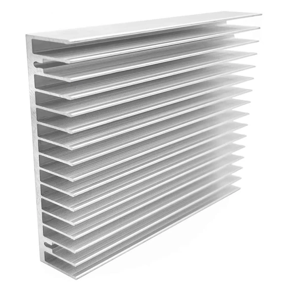 10cm x 10cm x 1.8cm Alüminyum Metal Soğutucu Blok  Radyatör Amfi Led Entegre Transistor Vga Ram Memory Cpu Gpu Peltier Isı Düşürücü - Resim 6