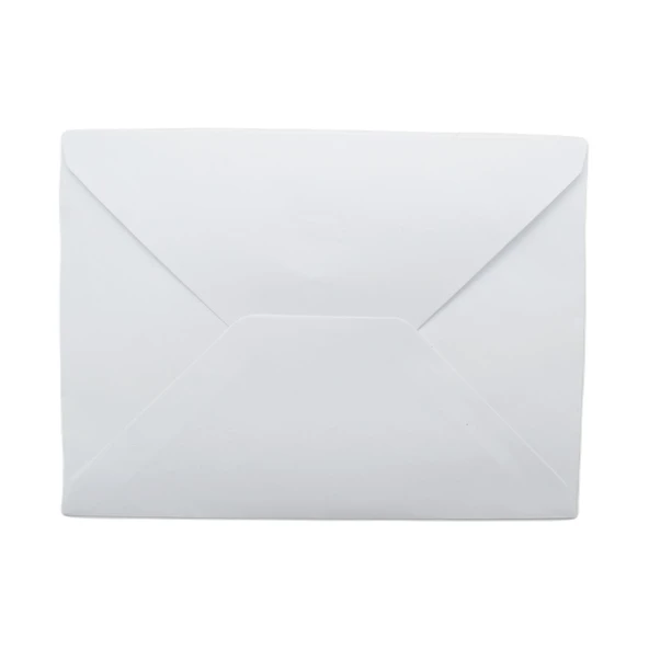 Oyal Davetiye Zarfı Beyaz 1.Kalite Hamur 13x18 cm 70 gr 1000 Adet (1 Koli) - 5