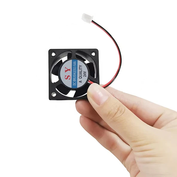 DC 24V FAN 40x40mm  0.1A 6000 Rpm 4x4cm Soğutucu Kuluçka Ekran Kartı Cooler Peltier Printer PC Cpu Ender 3 - Resim 4