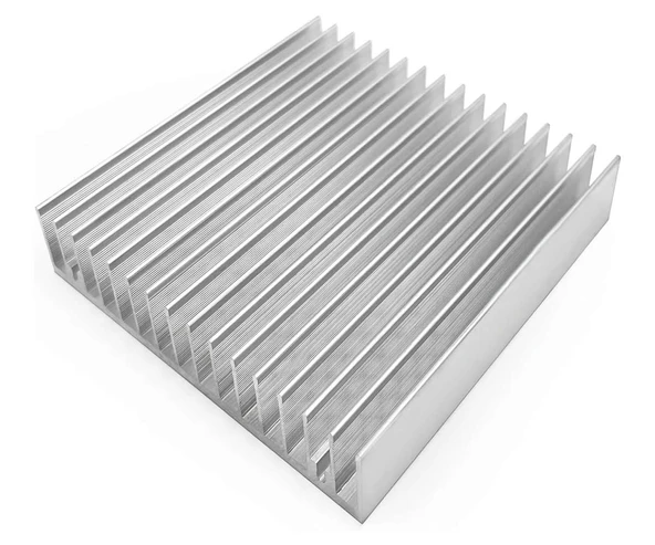 10cm x 10cm x 1.8cm Alüminyum Metal Soğutucu Blok  Radyatör Amfi Led Entegre Transistor Vga Ram Memory Cpu Gpu Peltier Isı Düşürücü - Resim 7