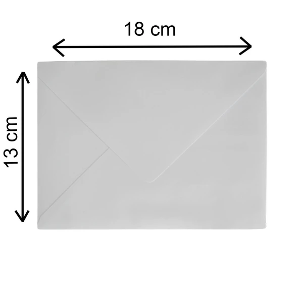 Oyal Davetiye Zarfı Beyaz 1.Kalite Hamur 13x18 cm 70 gr 1000 Adet (1 Koli) - 2