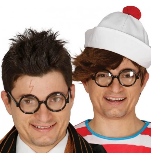 Siyah Çerçeveli Numarasız Camlı Öğrenci Şaka Gözlüğü 1 Adet ürün görseli 1