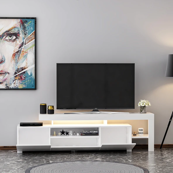 T0014 Led Işıklı Tv Sehpası - 4