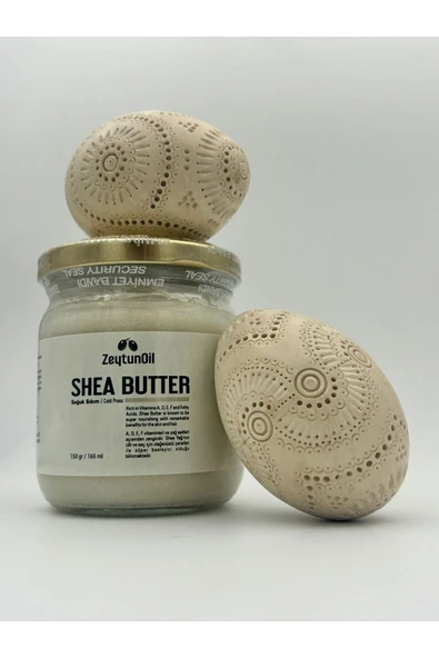 ZeytunOil Shea Butter Afrika Gana Soğuk Sıkım Doğal Shea Yağı 150 gr (KARİTE YAĞI)