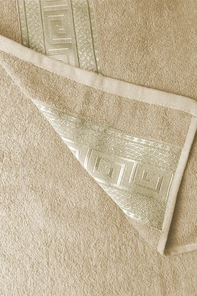 2 Parça Banyo Havlu Seti Helen %100 Pamuklu 70x140 cm - 5