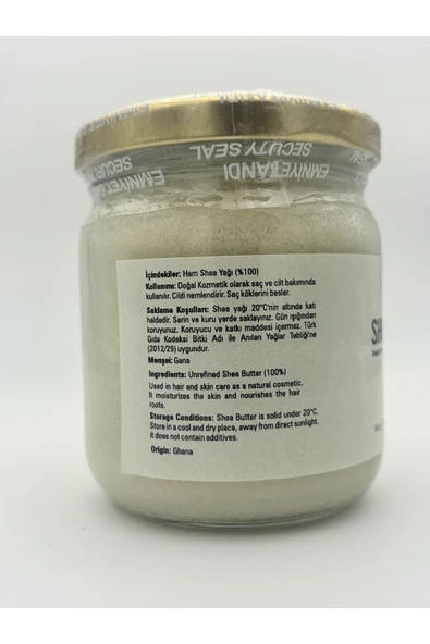ZeytunOil Shea Butter Afrika Gana Soğuk Sıkım Doğal Shea Yağı 150 gr (KARİTE YAĞI) - 4