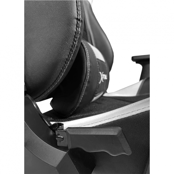 XPrime King Fabric Oyuncu Koltuğu Beyaz 4155B - 3