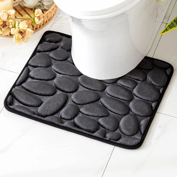 Kaymaz Hafızalı Köpük Banyo Paspası - 2