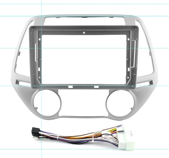 HYUNDAI İ20 ANALOG/DIGITAL CLIMATE 2009-2014 ANDROID MULTİMEDYA ÇERÇEVESİ - SOKET