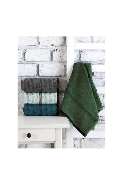 Cotton Box Road V1 4 Lü Jakarlı 50x90*4 Havlu Seti