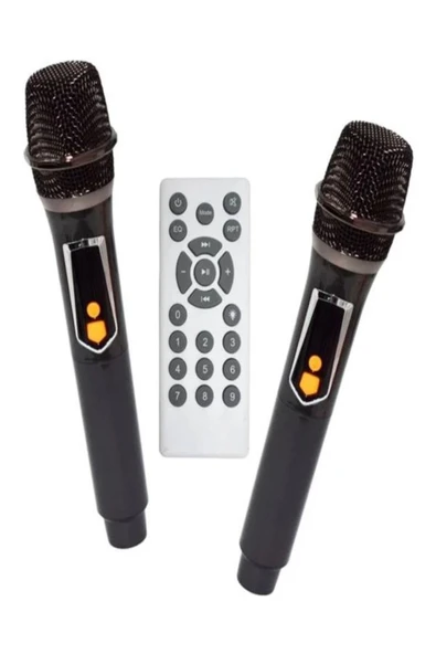 ULTRATEKNO BTS-1708 200W Karaoke Ses Sistemi 2x10 inç RGB Efektli Party Box Mikrofonlu Bluetooth Hoparlör - 3